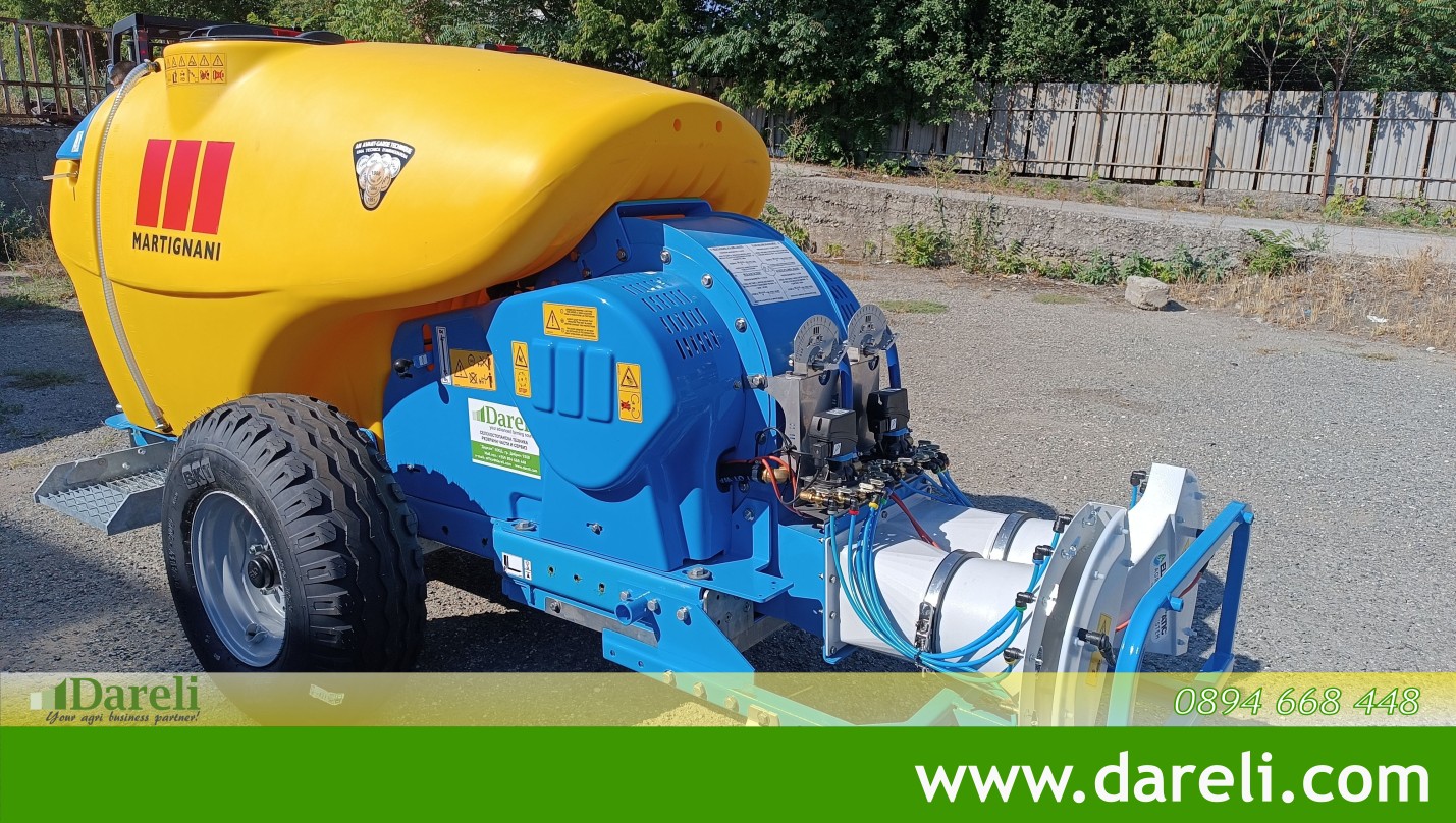 Прикачна пръскачка за овошки MARTIGNANI, модел Whirlwind M612